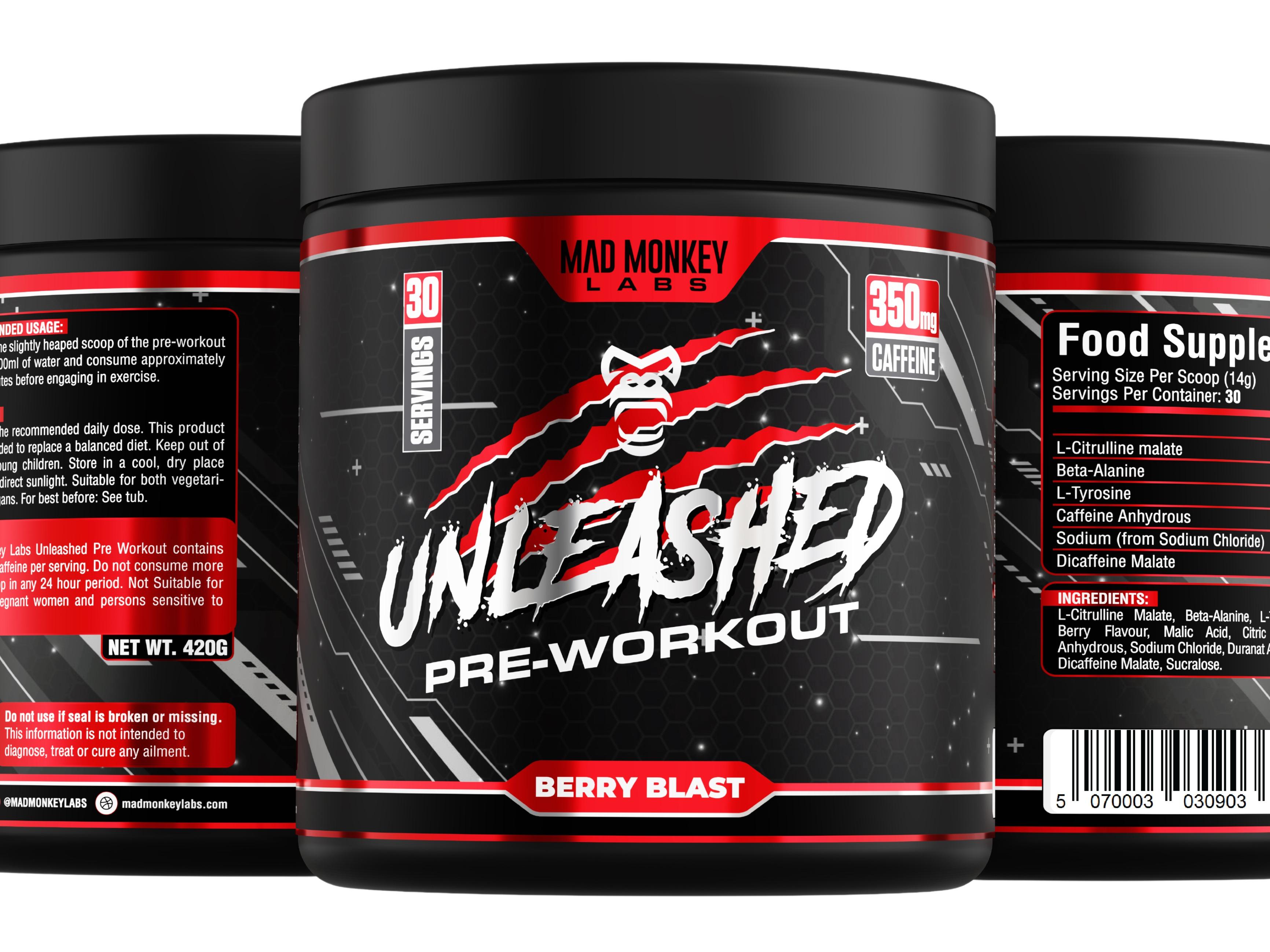 UNLEASHED PRE-WORKOUT view 2